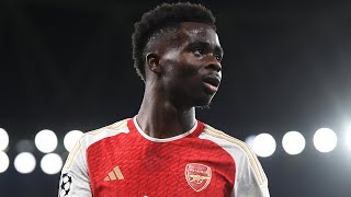 Bukayo Saka Best Goals amp Skills 2024 [upl. by Glarum256]