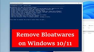 How to Debloat your Windows 1011 PC  Remove Bloatware [upl. by Annaiuq]