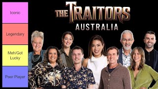 RANKING THE TRAITORS AUSTRALIA SEASON 1 CAST [upl. by Sophy]