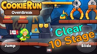 Cookie Run คุกกี้รสผักปวยเล้ง Clear 10 Stage [upl. by Doownyl]