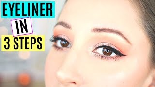 Eyeliner Tutorial For Beginners on hooded eyes  Vasilikis Beauty Tips [upl. by Alios]