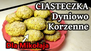 244  Przepis na CIASTECZKA dyniowokorzenne dla Mikołaja🎅 z KSYLITOLEM❗ Ciasteczka świąteczne🎄 [upl. by Alimrahs]