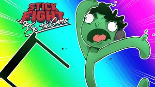 Stick Fight Funny Moments  Nogla Cheats Then Ragequits Stick Fight [upl. by Jillie]