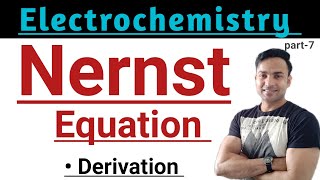 Nernst Equation Nernst Equation Derivation Nernst Equation Electrochemistry [upl. by Ilene]