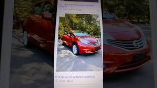 2014 Nissan versa 66k 7700 nice car [upl. by Sirdi31]