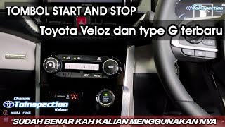 Smart Start and Stop Toyota avanza veloz 2022 FWD [upl. by Sawyor]