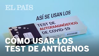 Así se hace un test de autodiagnóstico de antígenos de covid19 [upl. by Ibrad90]