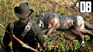 LE DAMOS CAZA AL LOBO LEGENDARIO Y ENCONTRAMOS UN NUEVO CABALLO  Red Dead Redemption 2 en PC 8 [upl. by Nitsugua]