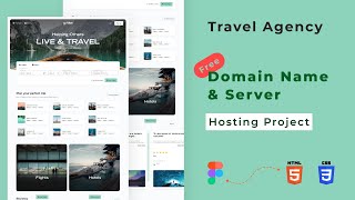 Deploying HTML Project for FREE in Nepali  Travel Agency Website [upl. by Yromas]