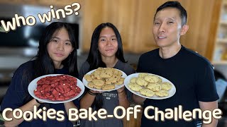 Janet vs Kate vs Tad Cookie BakeOff Competition [upl. by Nylirem]