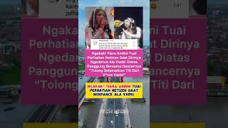 NGAKAK TIARA ANDINI TUAI PERHATIAN NETIZEN SAAT NGEDANCE ALA VADEL tiaraandini vadelbadjideh [upl. by Yrogiarc]