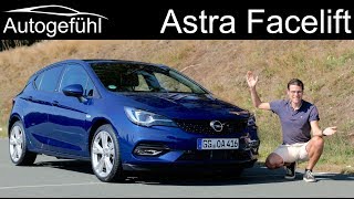 New Opel Astra Facelift FULL REVIEW 2020 Vauxhall Astra  Autogefühl [upl. by Olraced374]