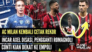 FaktaampRekor Kemenangan Atas Roma🔥Conti Menuju Empoli📝AC Milan Bidik Axel Disasi🔥 Pengganti Romagnoli [upl. by Adnilasor]