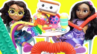 Disney Encanto Mirabel and Isabela Dolls Play with Fidget Surprises [upl. by Theall]