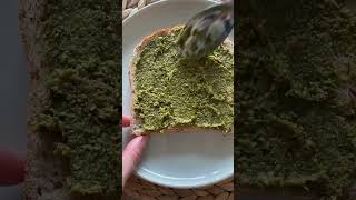 SANDWICH TOMATE MOZZA PESTO 🌱 Pour 1 sandwich 🥪 2 tranches de pain 1 cas de pesto 12 tomate [upl. by Nosirrah]