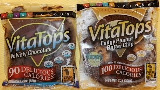 Vitalicious Part IV Taste Test amp Review Fudgy Peanut Butter Chip amp Velvety Chocolate Sugar Free [upl. by Hajin]