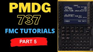 PMDG 737 FMC Tutorial Part 5 Takeoff Performance Setup [upl. by Ahscrop]