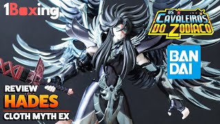 HADES Bandai Cavaleiros do ZodiacoSaint Seiya  ReviewUnboxing Cloth Myth PT BR [upl. by Botti]