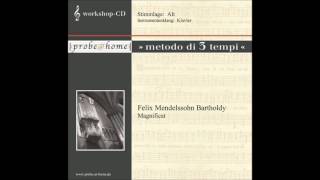 Magnificat  F Mendelssohn Bartholdy  Alto  Alt  T2 [upl. by Annatsirhc]