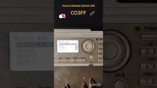 konika Minolta bizhub 206 error solution Krishna xerox 🔥👍 [upl. by Even]