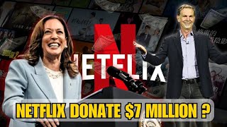 Netflixs Reed Hastings Donates 7M to Kamala Harris Unpacking the Impact [upl. by Yhtuv]