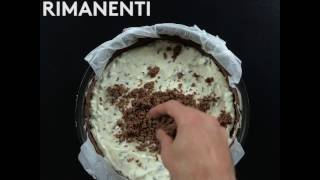 Sbriciolata Senza Cottura con Ricotta Mascarpone e Cioccolato [upl. by Ainessej]