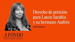 Derecho de petición para Laura Sarabia y su hermano Andrés [upl. by Ayota]