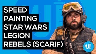 Star Wars Legion Painting Guide Rebels Scarif Theme [upl. by Rumit]