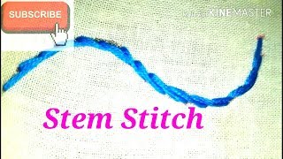 Hand Embroidery for Beginners  Stem Stitch [upl. by Naryb]