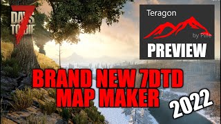 Teragon Preview  7dtd map making software 2022 [upl. by Eixid404]