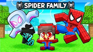 Adopted by SPIDERMAN in Minecraft [upl. by Mathian]