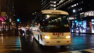 MARTZ Trailways 2008 MCI D4505 9523 on MTA 650 Route [upl. by Alcinia]