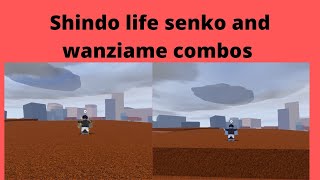 Roblox Shindo life Senko and Wanziame combo [upl. by Spieler842]