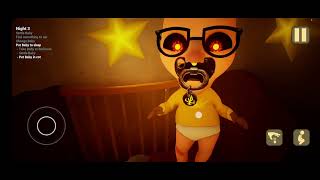 Beating Baby in Yellow With Baby With Mustache On Big Head Mode [upl. by Akerley]