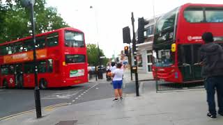 Buses at turnpike Lane station 030618 [upl. by Dnaltruoc40]