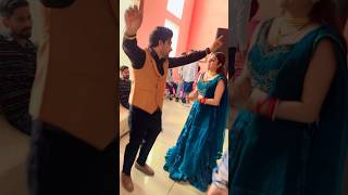 Ikko Tera lakh varga😍😎couplegoals punjabi dance viral shortsfeed haryanvi marriage dress [upl. by Nortyad193]