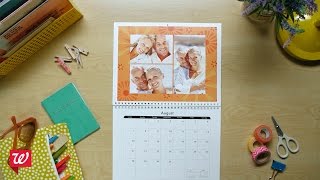 Create Personalized Wall Calendars at Walgreens [upl. by Rew98]