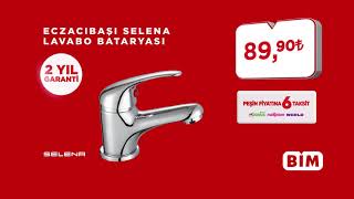 BİM – Eczacıbaşı Selena Aynalı Lavabolu Banyo Dolabı amp Eczacıbaşı Selena Lavabo Bataryası [upl. by Nilad]