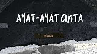 AyatAyat Cinta  Rossa karaoke nadawanita [upl. by Darahs]