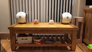 2 Devialet Phantom silver speakers 60 volume [upl. by Weatherby]