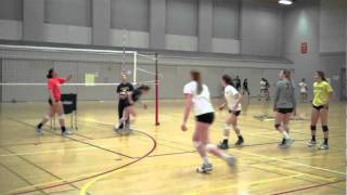 Volleyball Defense Drill  Stop and Freeze [upl. by Mitman]