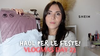 HAUL PER LE FESTE SHEIN  VLOGMAS 23  maria silvestro [upl. by Aniara867]