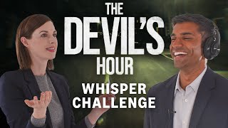 Jessica Raine amp Nikesh Patel Play The Whisper Challenge  The Devil’s Hour [upl. by Yrnehnhoj]