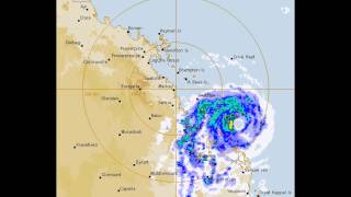 Severe Cyclone Marcia 2015 Queensland landfall [upl. by Atthia]