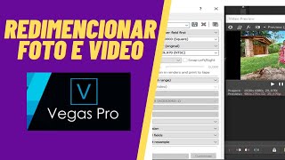 COMO APLICAR CONFIGURAÇÃO PARA REDIMENCIONAR FOTOS E VIDEOS NO SONY VEGAS [upl. by Cath]