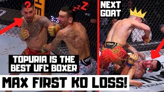 Ilia Topuria DESTROYS Max Holloway With A Brutal KO UFC 308 Full Fight Reaction [upl. by Eiddet129]