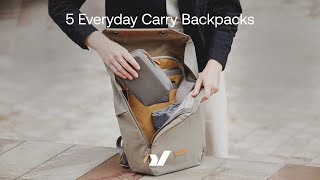 5 Fantastic Everyday Carry Backpacks  EVERGOODS Peak Design Bellroy Aer Black Ember amp More [upl. by Imef292]