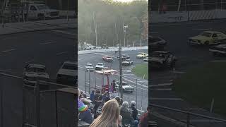 Mahoning Valley Speedway Pro 4 Hard Crash 3 And Wall Breaks AGAIN [upl. by Thaxter]