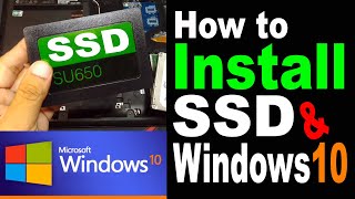 Cara Pasang SSD amp Windows 10 USB Pendrive  How to Install SSD amp Windows 10 on Lenovo Laptop [upl. by Richart576]