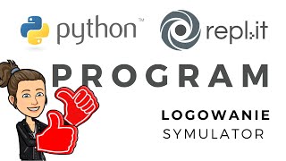 Python  program quotLogowanie  symulatorquot [upl. by Enomys]